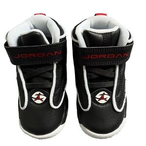 NWT JORDAN / NIKE BLACK “PRO STRONG” TODDLER‎ BOY HIGHTOP RETRO SNEAKER SIZE 5